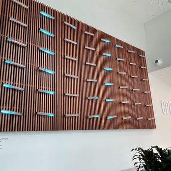 Central Pacific Bank - See the lights move and change with data coming in from the surf - Banks & Credit Unions Near Me - Honolulu, Hawaii