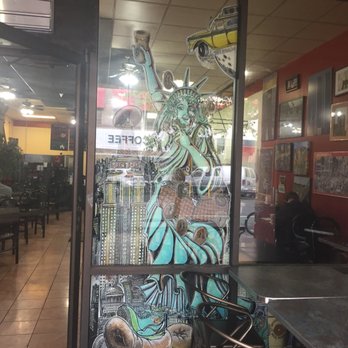 Brooklyn Bridge Bagel Works - Window art outside of shop - Bagels Near Me - Chico, California Brooklyn Bridge Bagel Works - Window art outside of shop - Bagels Near Me - Chico, California