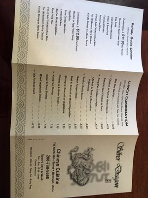 Menu photo 5 Silver Dragon Bellevue, ID Menu photo 5 Silver Dragon Bellevue, ID