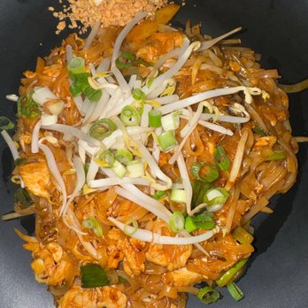 Only Thai Authentic Kitchen - Chicken Pad Thai - Thai Near Me - Fort Lauderdale, Florida