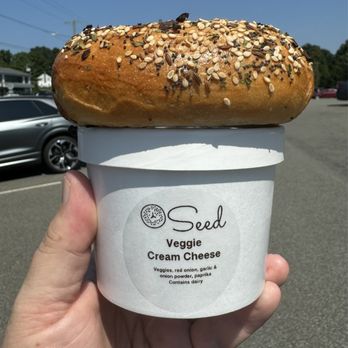 Seed Central Coffee & Eats - An everything crown - Bagels Near Me - Berlin, Connecticut Seed Central Coffee & Eats - An everything crown - Bagels Near Me - Berlin, Connecticut