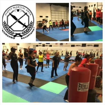 Hayes Martial Arts - HMAs Women's Cardio Kickboxing class every Saturday at 9:00am. - Martial Arts Near Me - Fremont, California Hayes Martial Arts - HMAs Women's Cardio Kickboxing class every Saturday at 9:00am. - Martial Arts Near Me - Fremont, California
