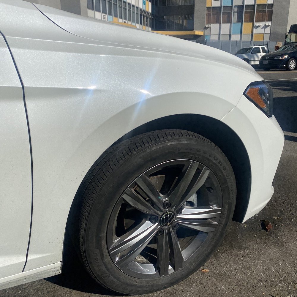 AFTER (replacement tire) AFTER (replacement tire)