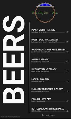 Rose city taps by null