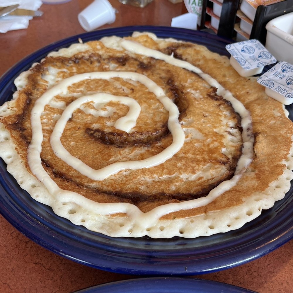 The Pantry - Cinnamon Roll Pancake - order at least one! You will not regret it! - Breakfast & Brunch Near Me - New Haven, Connecticut The Pantry - Cinnamon Roll Pancake - order at least one! You will not regret it! - Breakfast & Brunch Near Me - New Haven, Connecticut