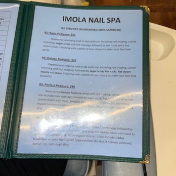 Imola Nail Spa - Pedicure - Nail Salons Near Me - Napa, California