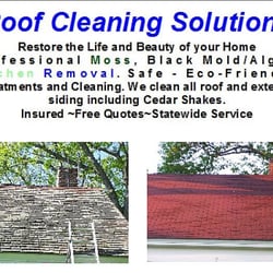 Maine Roof Cleaning Solutions - First roof ever Cleaned