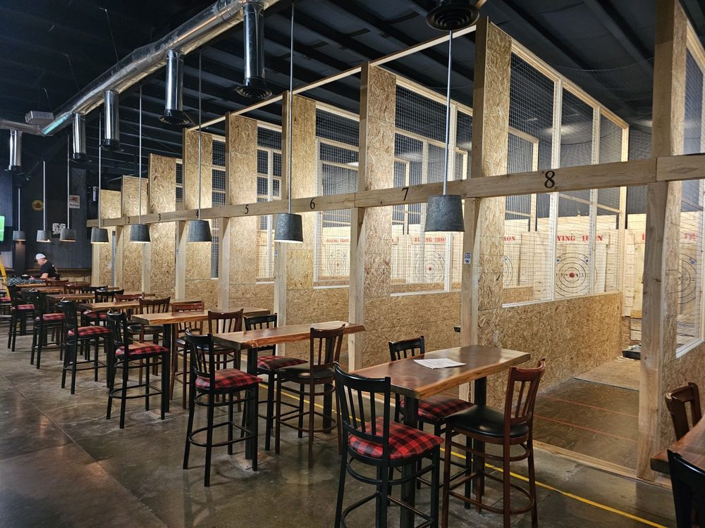 Flying Iron Axe Throwing