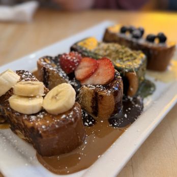 Con Huevos - Feb 2026 special: French Toast Flight, all month long - Tacos Near Me - Louisville, Kentucky Con Huevos - Feb 2026 special: French Toast Flight, all month long - Tacos Near Me - Louisville, Kentucky