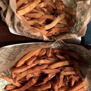 Wingstop - On the top is soggy fries, on the bottom is a fresh basket of fries that I asked them for. Burnt. - Chicken Wings Near Me - Baldwin Park, California Wingstop - On the top is soggy fries, on the bottom is a fresh basket of fries that I asked them for. Burnt. - Chicken Wings Near Me - Baldwin Park, California