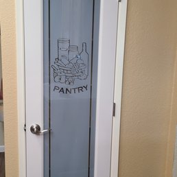 beautiful pantry door