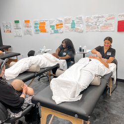 The Salon Professional Academy - Esthetician students at The Salon Professional Academy Dallas