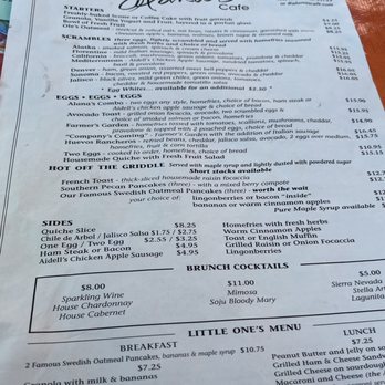 Alana's Cafe - Menu - Breakfast & Brunch Near Me - Burlingame, California Alana's Cafe - Menu - Breakfast & Brunch Near Me - Burlingame, California