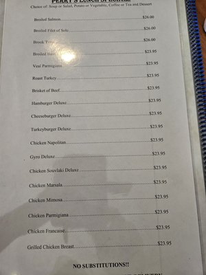 Menu photo 1 Perry's Restaurant Brooklyn, NY