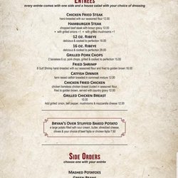 Bryan's daily Treat - Menu Page 2