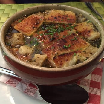Le Potager du Marais - French onion soup yum!!!! - Vegetarian Near Me - Paris, 75