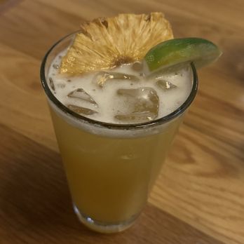 La Vecina Taqueria - a pineapple drink - Tacos Near Me - Newport, Rhode Island