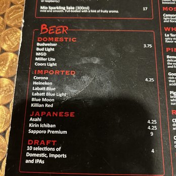 Sapporo - the menu of the restaurant - Sushi Bars Near Me - Livonia, Michigan