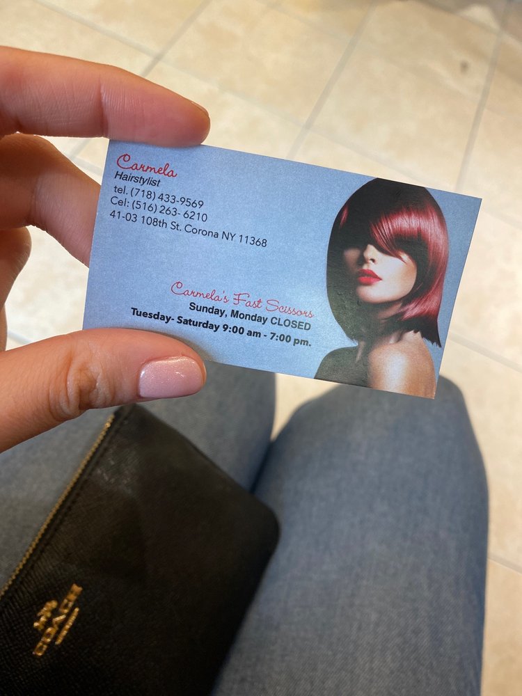 CARMELA’S FAST SCISSORS Updated May 2024 4103 108th St, Corona, New