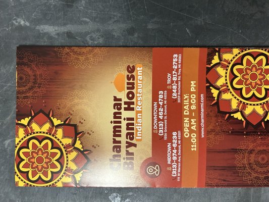 Charminar Biryani House - (Griswold St) Downtown by null