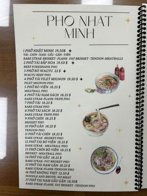 Menu photo 8 Pho Nhat Minh San Jose, CA Menu photo 8 Pho Nhat Minh San Jose, CA