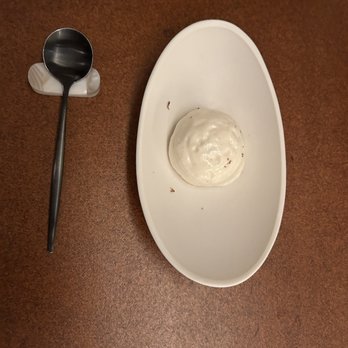 Tsukimi - Sorbet with a carrot centre - Japanese Near Me - New York, New York