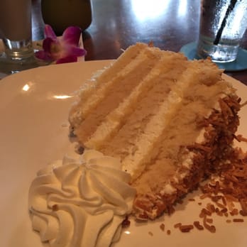 Tommy Bahama - Pina colada cake - Seafood Near Me - Naples, Florida Tommy Bahama - Pina colada cake - Seafood Near Me - Naples, Florida