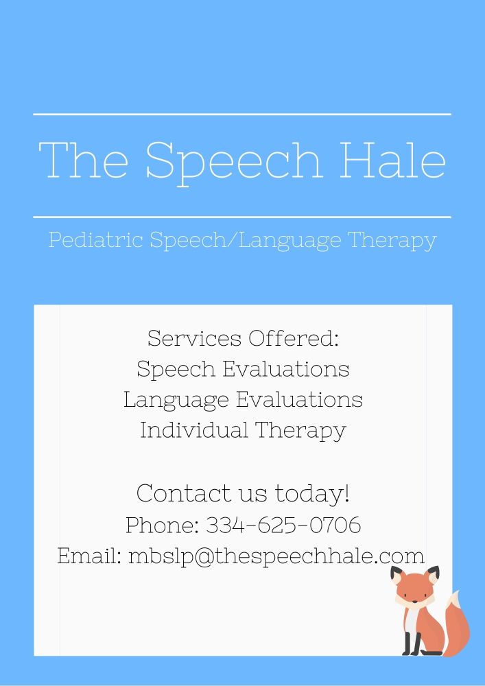 THE SPEECH HALE Updated September 2024 Aiea, Hawaii Speech