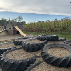 Yeck's Pumpkins and Hayrides - Play area with slide