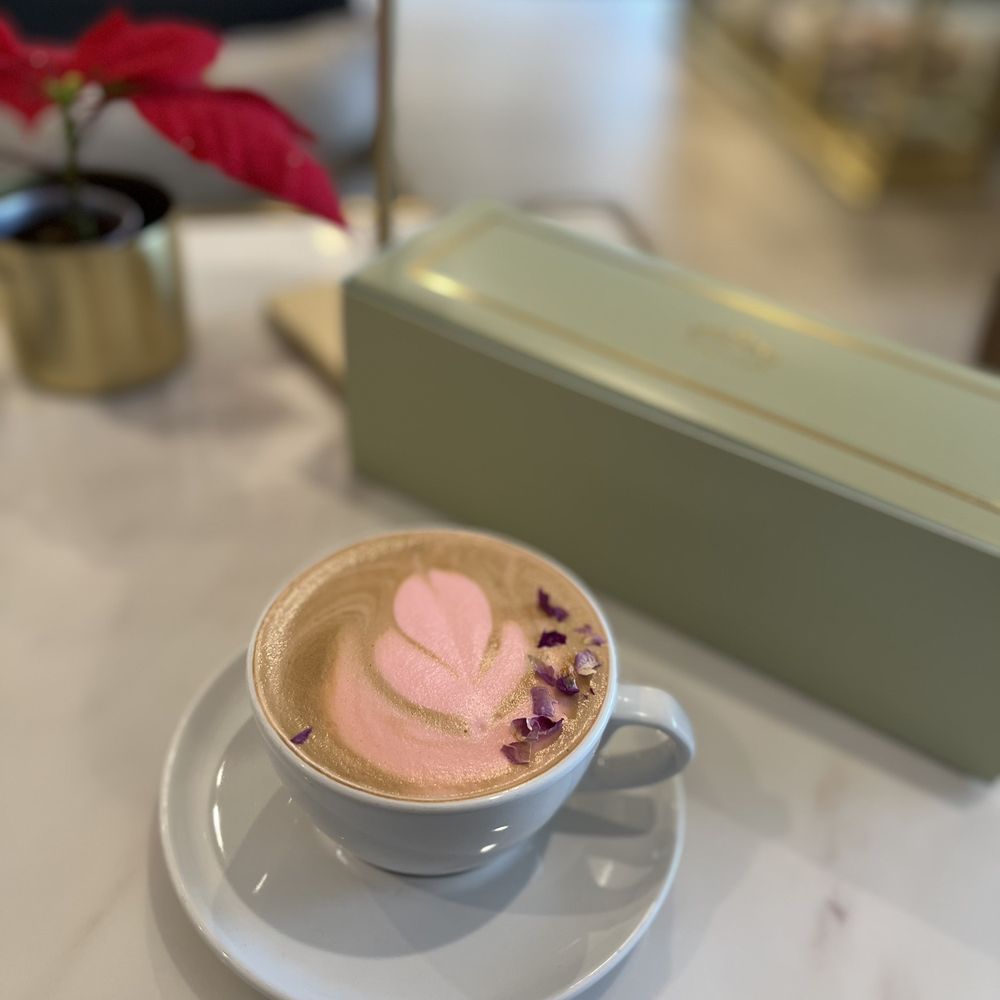 Marvel Cake - Pink rose latte - Bakeries Near Me - Campbell, California Marvel Cake - Pink rose latte - Bakeries Near Me - Campbell, California