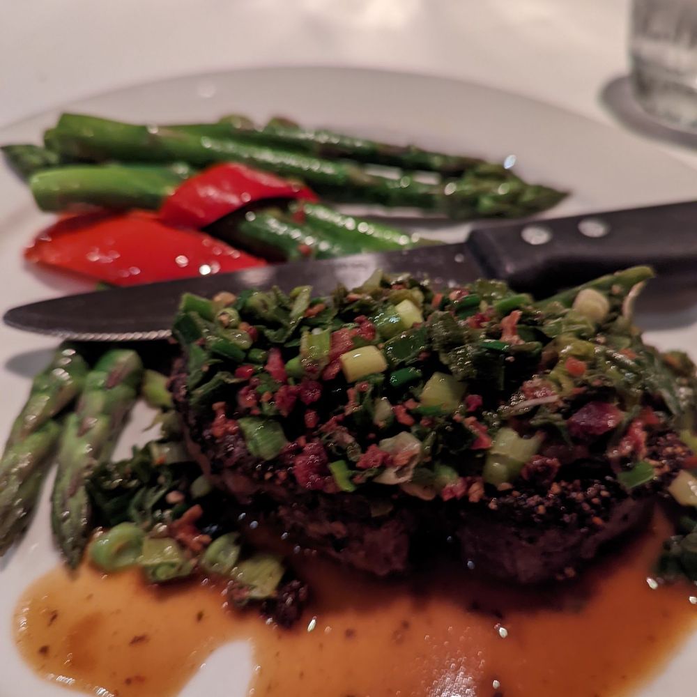 Dal Rae Restaurant - Peppered Filet Mignon - Steakhouses Near Me - Pico Rivera, California Dal Rae Restaurant - Peppered Filet Mignon - Steakhouses Near Me - Pico Rivera, California
