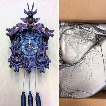 Freight Buddy - This cool German Cuckoo Clock is a family heirloom. Our customer wanted it securely packed for long-term storage. We're cuckoo for projects! - Couriers & Delivery Services Near Me - Brooklyn Park, Minnesota