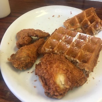 Hungry Fox - Chicken and waffles. Waffles was good, chicken could have been better. Pieces were skimpy. - Breakfast & Brunch Near Me - North Hollywood, California Hungry Fox - Chicken and waffles. Waffles was good, chicken could have been better. Pieces were skimpy. - Breakfast & Brunch Near Me - North Hollywood, California