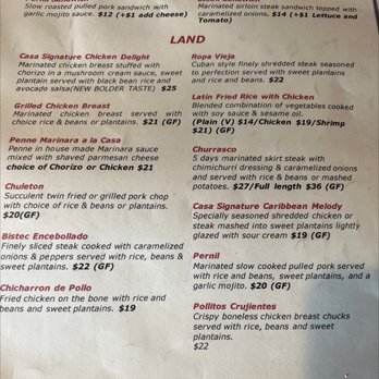 Casa Mia Latin Kitchen - Entree - Spanish Near Me - Middletown, New York