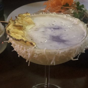 Ban Chok Dee Thai Cuisine-Langley - Some coconut cocktail. Slightly alcoholic Too tasty n sweet - Thai Near Me - Langley, British Columbia Ban Chok Dee Thai Cuisine-Langley - Some coconut cocktail. Slightly alcoholic Too tasty n sweet - Thai Near Me - Langley, British Columbia