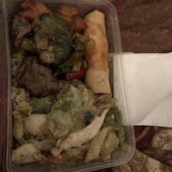 Wah Hah Chinese Restaurant - Small buffet take away container.
