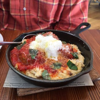 Oak at Fourteenth - Meatballs and grits! Delish, and a bit different! - New American Near Me - Boulder, Colorado Oak at Fourteenth - Meatballs and grits! Delish, and a bit different! - New American Near Me - Boulder, Colorado