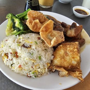Asia Manoa Chinese Restaurant - Back of the Dinner Plate - Chinese Near Me - Honolulu, Hawaii