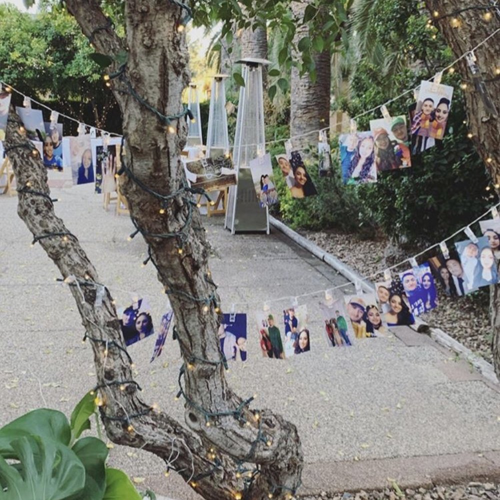 Kingan Gardens - Strings of lights with pics of my daughter and her husband - Venues & Event Spaces Near Me - Tucson, Arizona Kingan Gardens - Strings of lights with pics of my daughter and her husband - Venues & Event Spaces Near Me - Tucson, Arizona