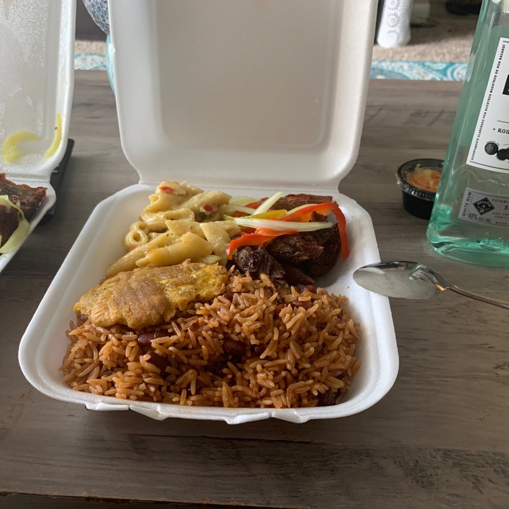 Sterlin's Paradise - two takeout containers of food - Haitian Near Me - Margate, Florida Sterlin's Paradise - two takeout containers of food - Haitian Near Me - Margate, Florida