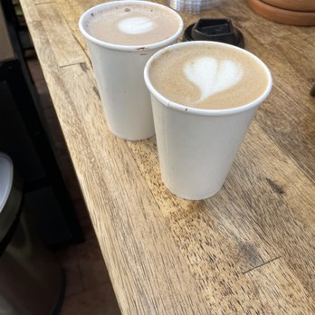 Caffio Espresso  - Mocha with Mexican Chila and a hot chocolate, both with oat milk! - Coffee & Tea Near Me - Phoenix, Arizona