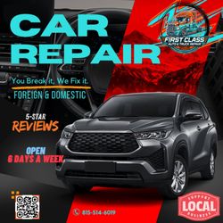 1st Class Auto & Truck Repair - car repair available on warranty and insurance claims