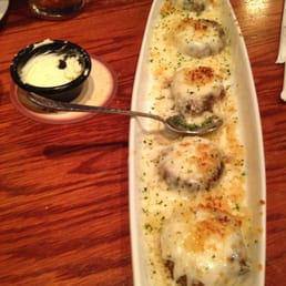 White Cheddar Stuffed Mushrooms