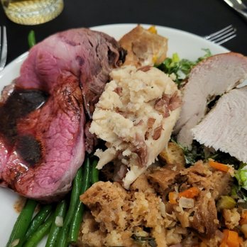 Mandalay Beach - My plate at the Christmas party. - Beaches Near Me - Oxnard, California
