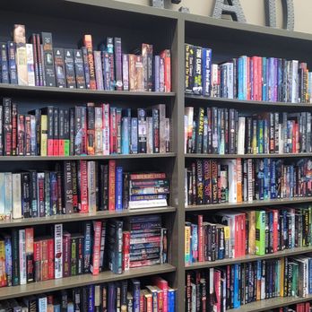 Vault Books & Brew - Side bookcase. - Coffee & Tea Near Me - Castle Rock, Washington