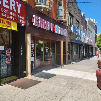 Krispy Pizza  - Krispy Pizza, can't miss their sign. - Pizza Near Me - Brooklyn, New York