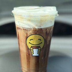Was supposed to be the cosmic brownie latte, but they didn't add the sprinkles or chocolate drizzle on top.
