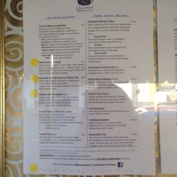 Queenie's Traditional Tea House - Menu