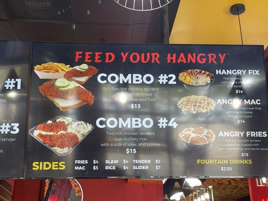 Menu photo 1 Angry Chickz Aliso Viejo, CA