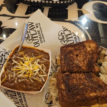 Outlaw BBQ - A brisket Reuben. Untraditional but sooo good. - Barbeque Near Me - Spokane, Washington